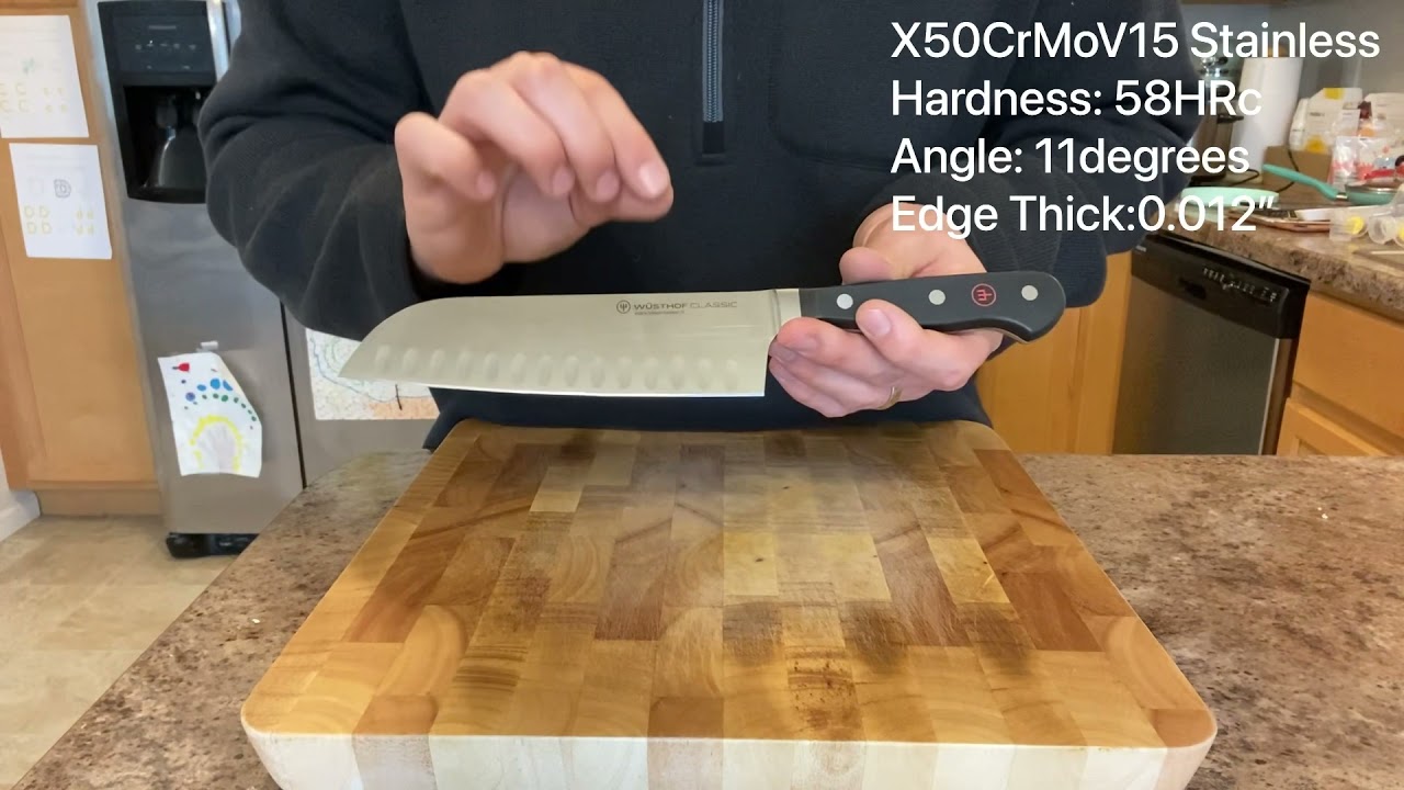 Wusthof Classic 7” Santoku Mini Review - YouTube