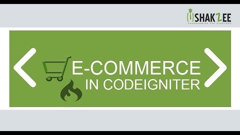 Showing all models in codeigniter for ecommerce