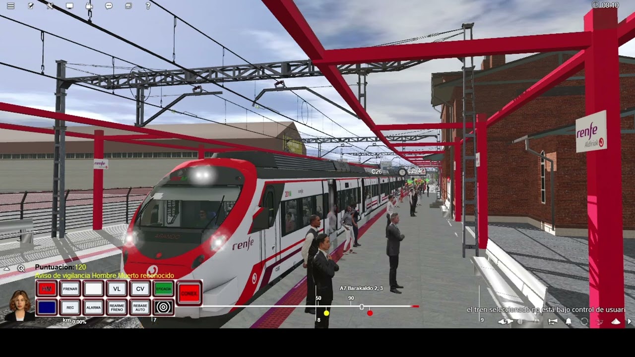 Trainz 2019 asfa renfe carcanias - aldiriak Abando-Muskiz