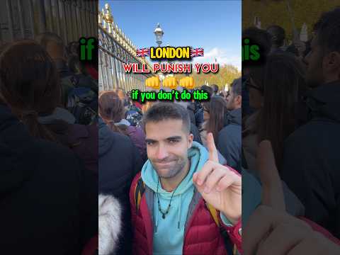Avoid these 5 mistakes when travelling to London ❌🇬🇧 