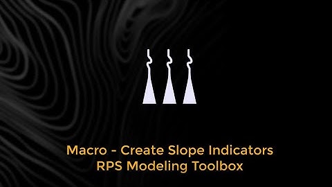 Create Slope Indicators Command