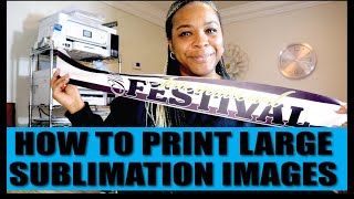 HOW TO PRINT LARGE IMAGES FOR SUBLIMATION | AMAZON SASH/GRADUATION STOLE | ADOBE ILLUSTRATOR