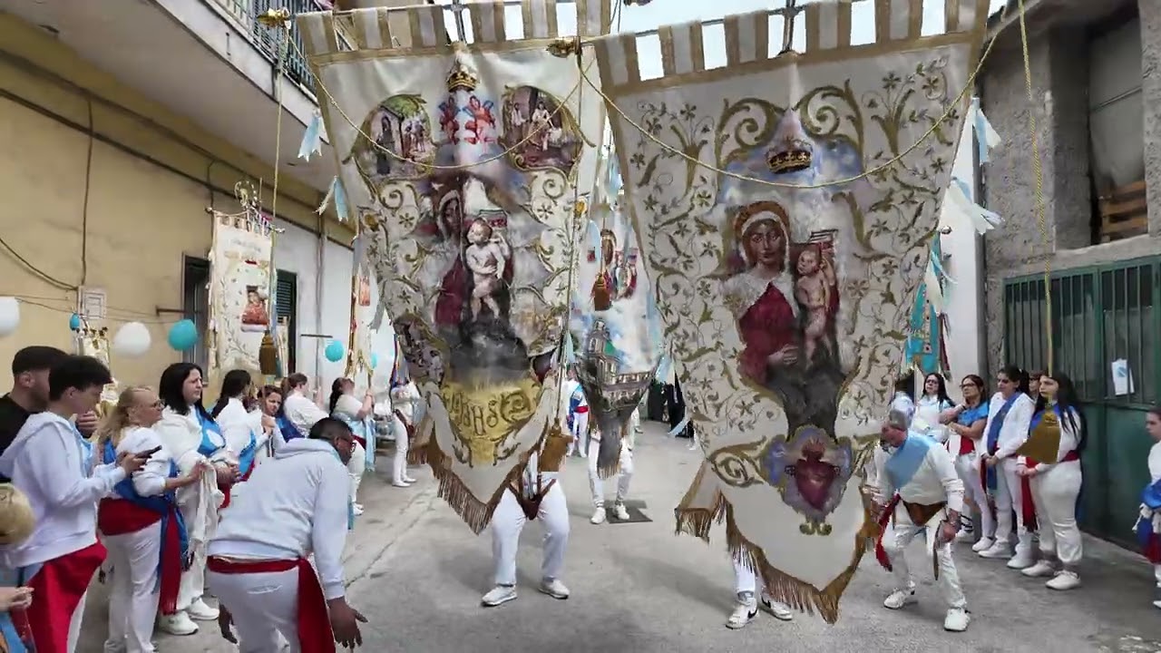 Madonna Dell' Arco San Pio X Funzione  Via 13 Martiri 13-04-2025