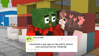 Minecraft Sad Story: I installed a spy app on my wife's phone and uncovered her infidelity