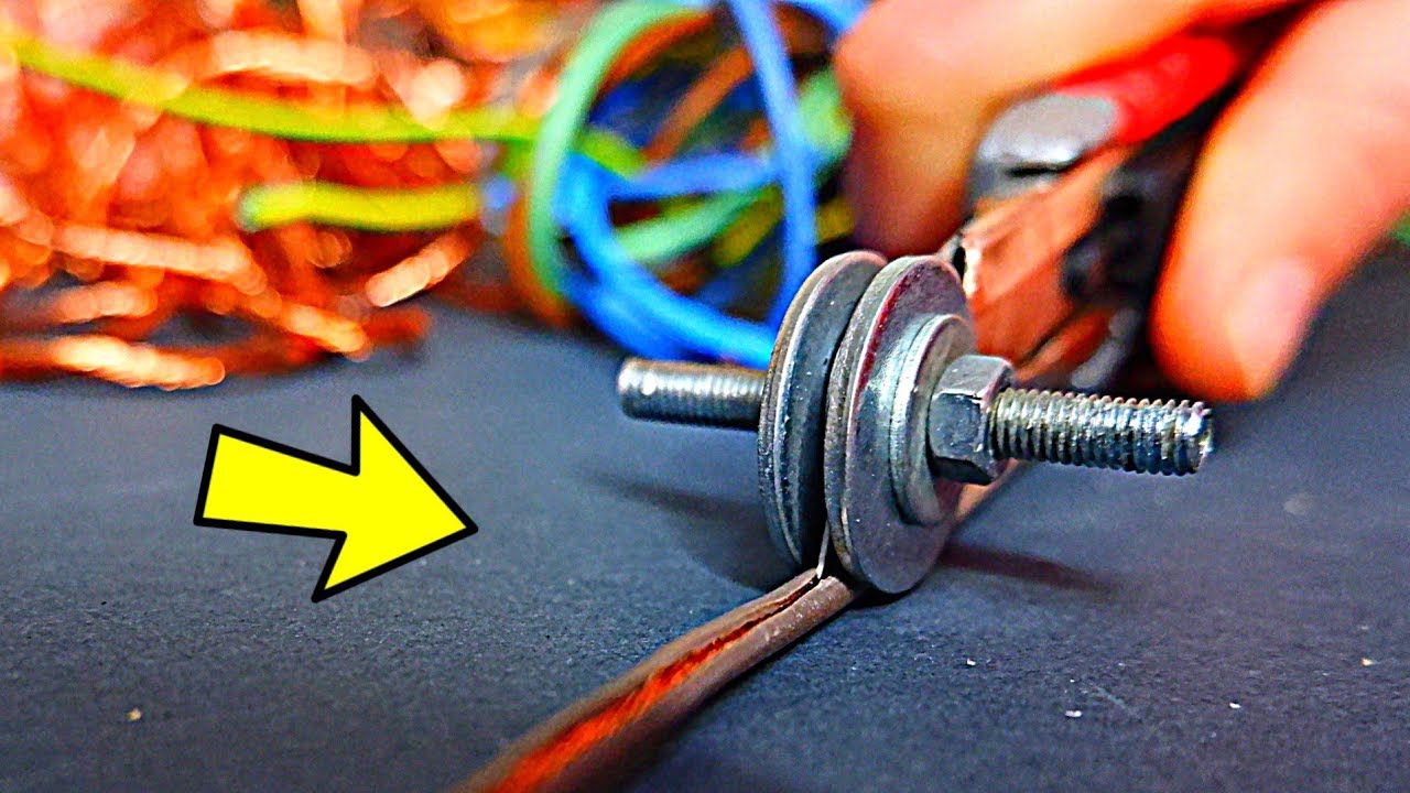 This video will make your Life easier Copper from thin Wires quickly and easily in just 8 Minutes