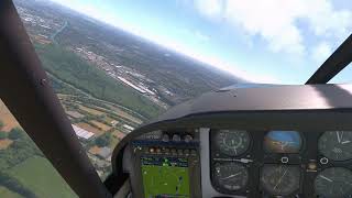 MSFS2020 Test flight with Tobii Eye Tracker over Hannover in A2A Comanche / 4K HDR