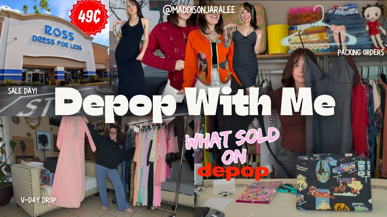 Depop with me • what sold this week • Ross 49 cent clearance sale # ...