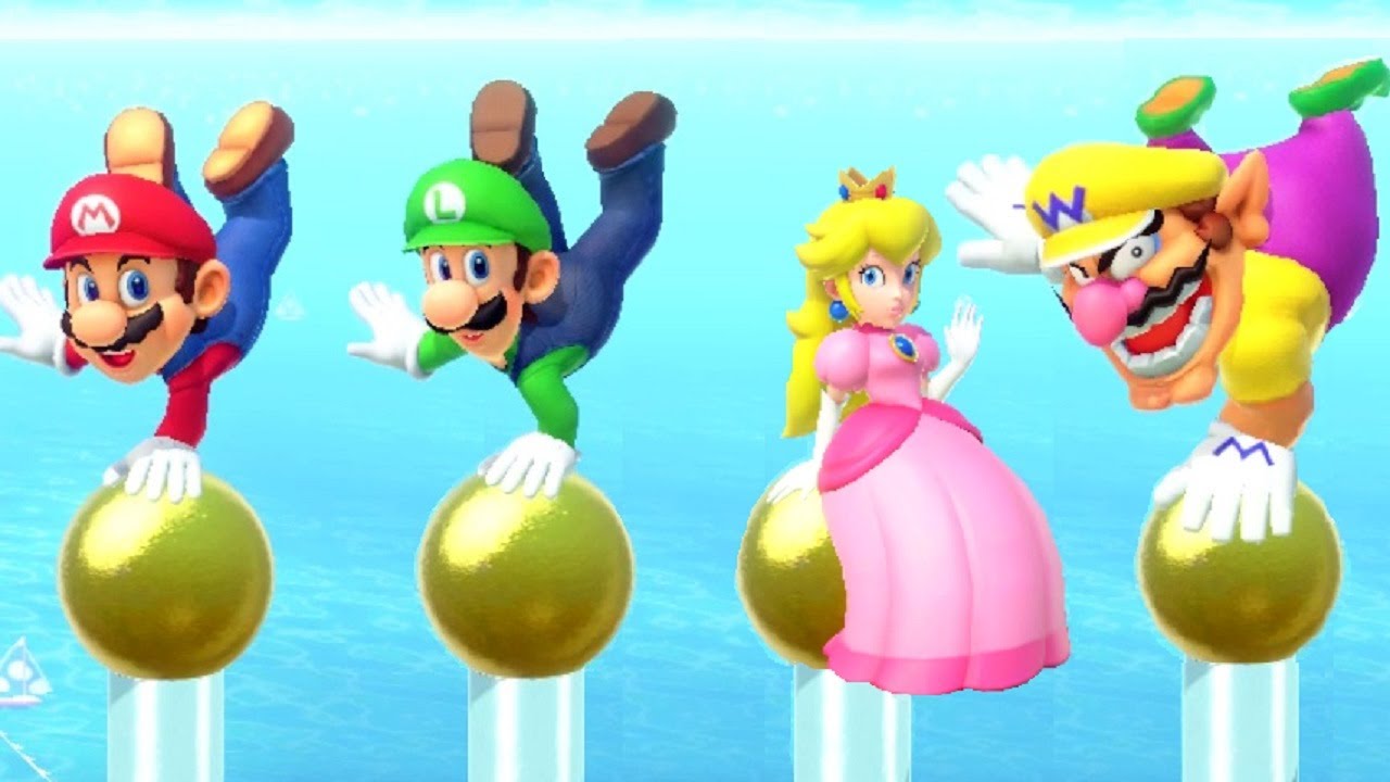 wario and peach