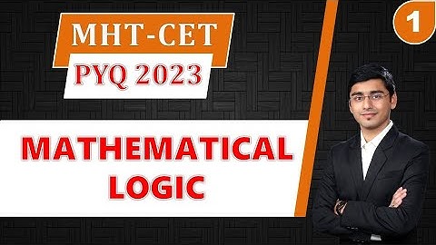 PYQ 2023 CLASS XII MATHEMATICAL LOGIC (PART 1)