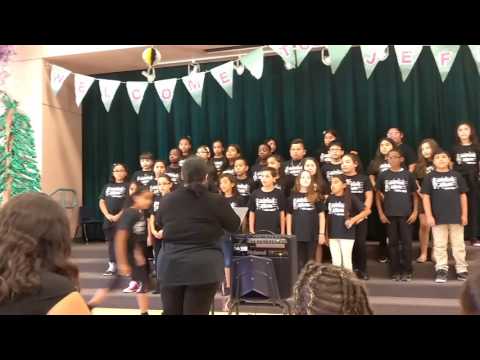 My baby ending with an awesome solo Yuliana choir. Jay w. Jeffers elementary school