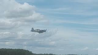 Douglas Ad-4N Skyraider And Fg-1D Corsair Departures At Cape May Airport Kwwd 8312025