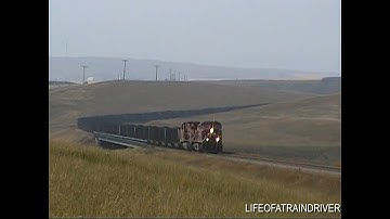 Coal Trains and More with Union Pacific and SOO Units on Crowsnest Pass
