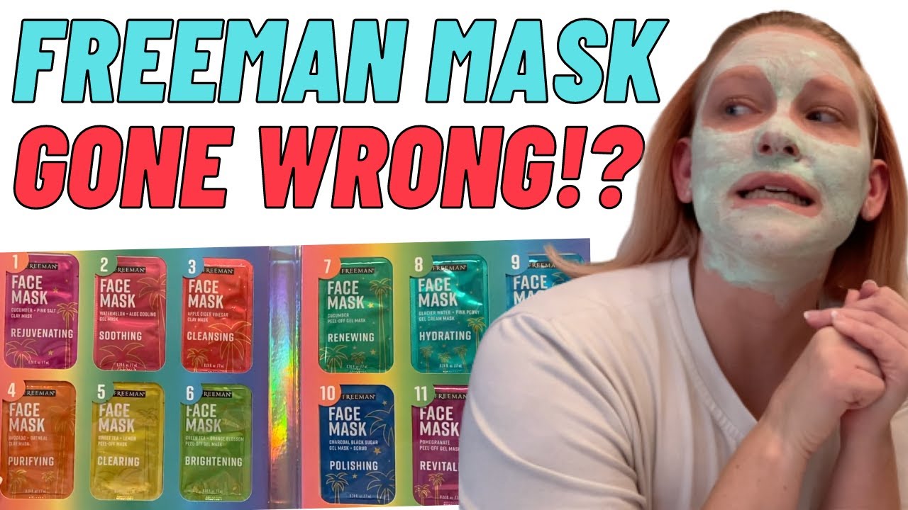 Freeman Face Mask Gone Wrong!? 12 Days of Glow PART ONE YouTube