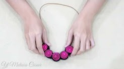 DIY Tutorial Kalung dari Kain Flanel, Mudah &  Murah - Durasi: 5.06. 