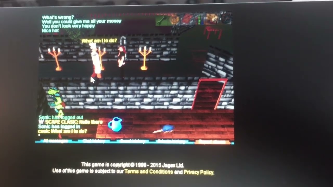 Lost footage - Runescape classic(2001) P-Mod limited release on my old service toughbook(throwback)