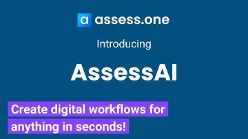 Create workflows in seconds with Assess.one