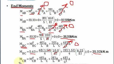 First Numerical on Analysis of Continuous Beam by Stiffness Method-Part-2