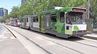 TRAMS AT THE SHRINE! The busiest tram corridor in the world - St Kilda Road Melbourne. by Schony747 Trains Trams Planes 1,540 views 4 months ago 8 minutes, 6 seconds