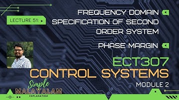 Phase margin | Frequency domain specifications | CS - Module 2 | Lect 51