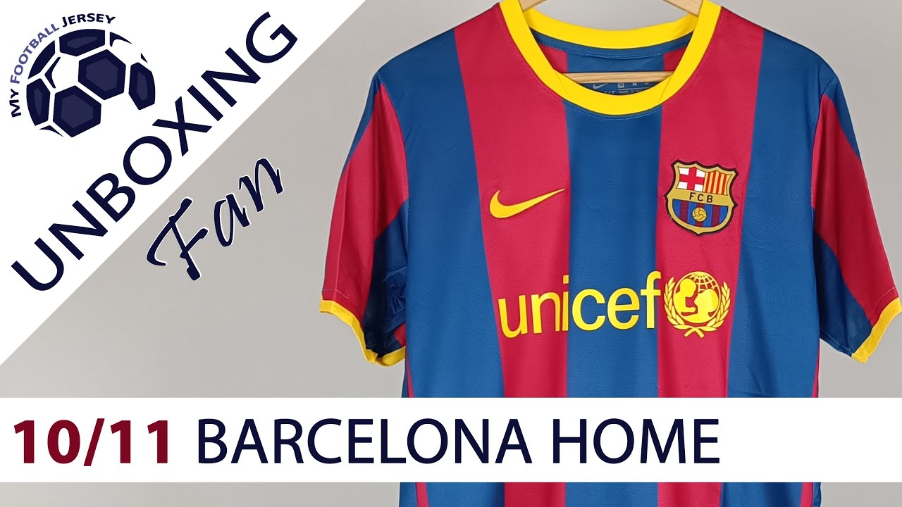 Barcelona Home Retro Jersey 10/11 Messi (FC24Shop) Fan