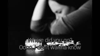 Where Did You Go? • Lyrics