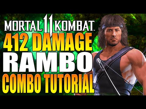 Mortal Kombat 11 - 412 Damage Rambo Combo Tutorial - Daryus P
