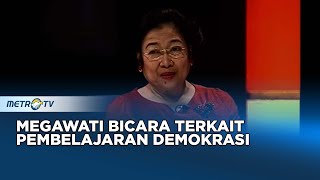 Megawati Soekarno Putri Bicara Tentang Pembelajaran Demokrasi Dok 2008