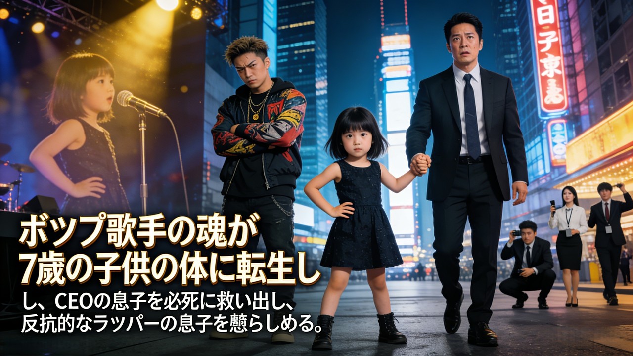 ポップ歌手の魂が7歳の子供の体に転生し、CEOの息子を必死に救い出し、反抗的なラッパーの息子を懲らしめる。