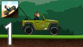 Monkey Hill Racing - Gameplay Walkthrough Part 1 - Jeep (iOS, Android) screenshot 1