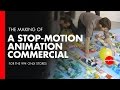 On set: Making a Stop-Motion Animation Commercial