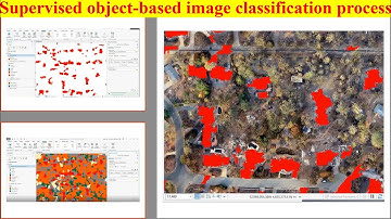 Supervised object-based image classification process