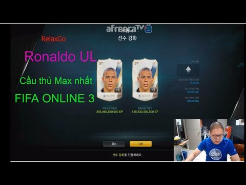 [FIFA ONLINE 3] Ép thẻ Ronaldo Ultimate legend +5, thẻ có giá trị max nhất fifa online 3