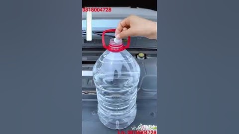 Cách pha viên sủi nước rửa kính