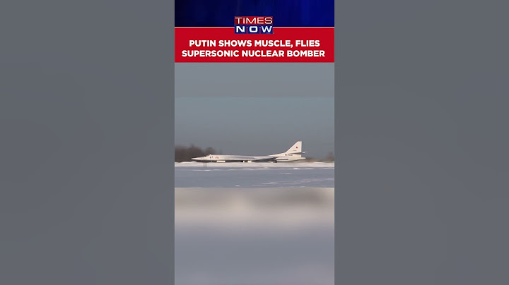 Watch: Putin's Show Of Power, Flies Supersonic Nuclear-Capable Bomber | A Warning To West? #shorts