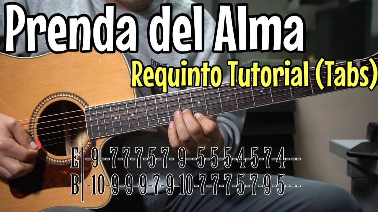 Prenda Del Alma - Requinto con TABS - Tutorial de Guitarra
