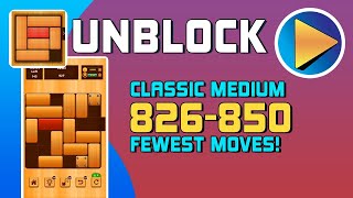 Unblock Classic Medium Levels 826 to 850 Walkthrough [100% Perfect!]