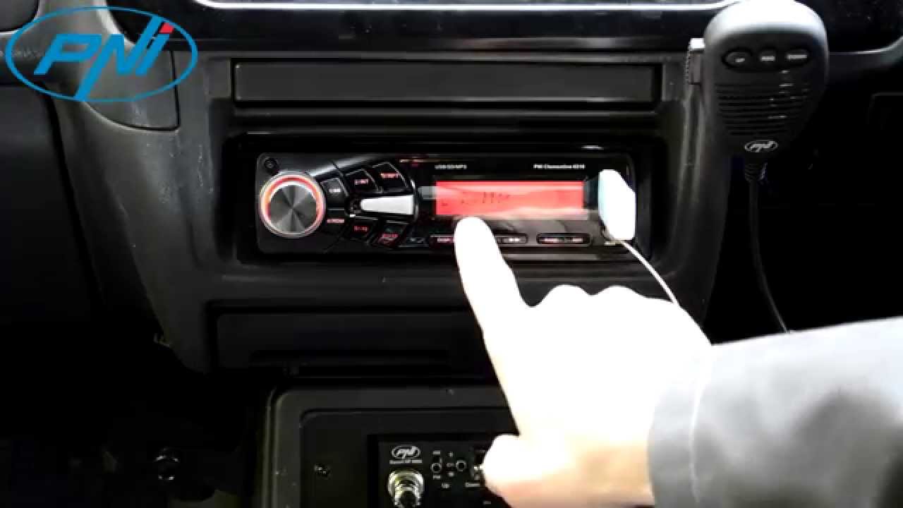 Flat Repel Darts Radio MP3 player auto PNI Clementine 8210 USB slot SD fata detasabila,  telecomanda Prezentare - YouTube