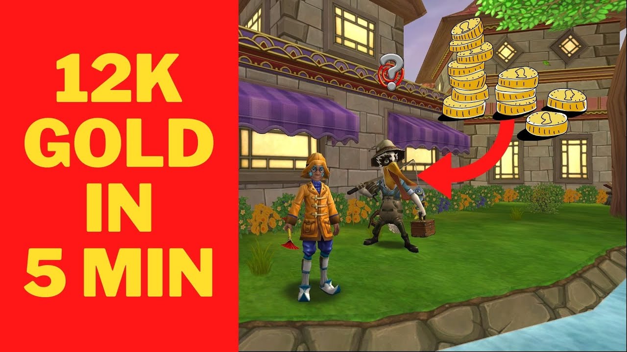 ****PATCHED**** EASY GOLD AT LOW LEVEL WIZARD101 (12k GOLD IN 5 MINUTES)