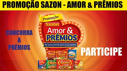 Como me cadastrar na promoção do Sazon?