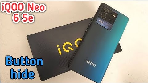 How To Hide Navigation Button In Iqoo Neo 6 Se, Hide Back Button Setting In Iqoo Neo 6 Se,