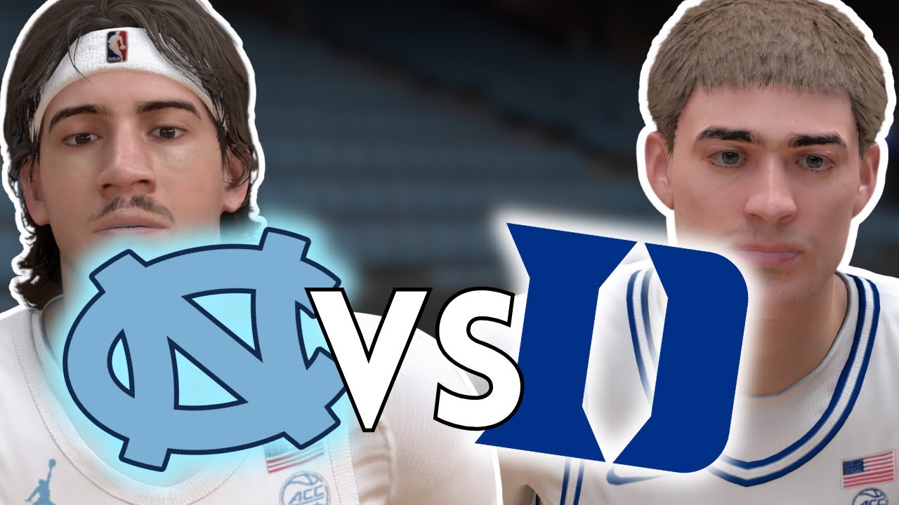 UNC Vs. Duke Rivalry Game! NBA 2K25 College MyCareer #4 - YouTube