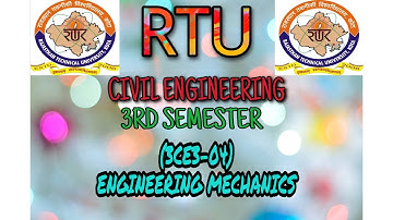 B.TECH ||Dec.2018||3rd sem||Engineering Mechanics||C.E. Branch|| RTU