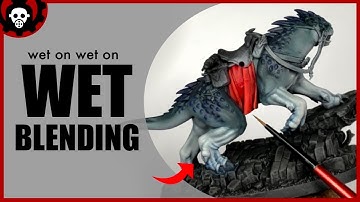 HOW to WET blend Miniatures | 2 EASY ways to WET blend Minis