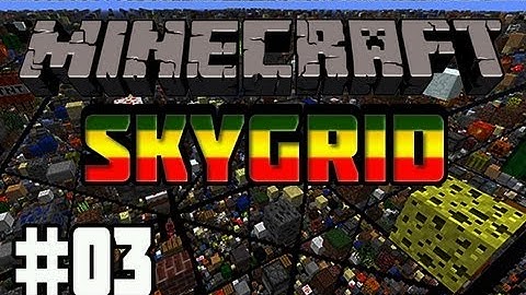 Minecraft: SkyGrid EP 3 - A house!