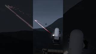 A-10 Warthog firing at Fuel station at Night! C-RAM