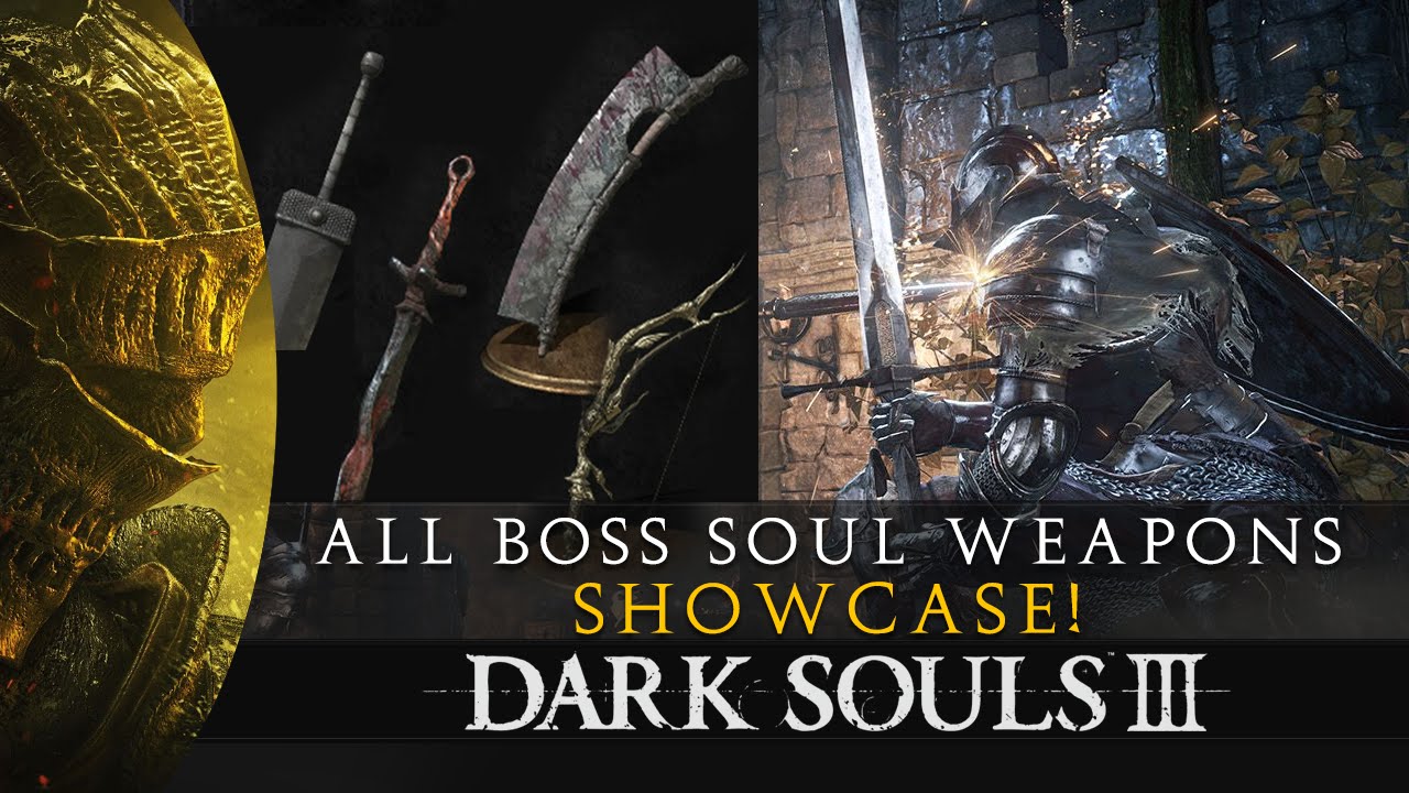 Dark Souls 3 - Weapons Showcase (Full Movesets in Description) -