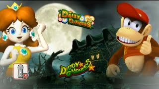 Mario Super Sluggers - Daisy Flowers Vs. Diddy Monkeys Exhibition Match #4 (Me Vs. L4 CPU) (STAR ON)