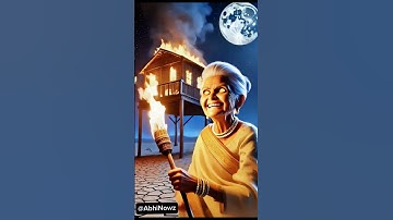 The farmer and the monkey built a tree house but someone set it on fire #ai #monkey #farmer #shorts