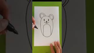 How to draw a mouse easy - Como Dibujar un Ratón Fácil 