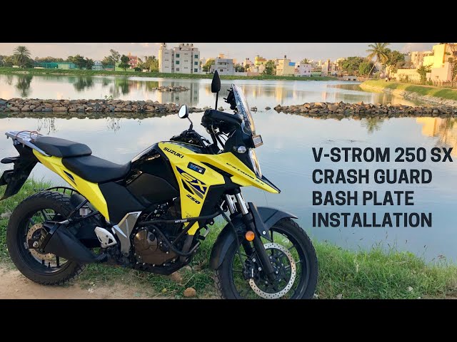 V-STROM 250 SX Crash guard and Bash Plate Installation | Suzuki 